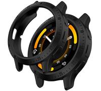 [2Pack] Kamita Watch Case Compatible with Garmin Venu 3 45mm, Soft TPU Bumper Cases without Screen Protector Film, Shockproof Full Coverage Protective Cover for Garmin Venu3 45 (Black*2)