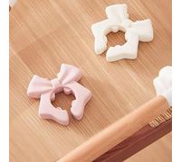 2pack Kitchen Bow Silicone Spatula Holder | Kitchen Spill Preventer Spoon Holder | Heat-Resistant Non-Slip Space-Saving Bowknot Ladle Rest for Pot Home College Dorm Kitchens Cooking RV