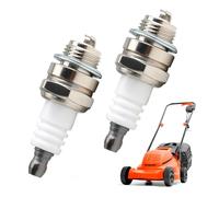 2Pack Lawnmowers Spark for Champion RJ19LM, BR2LM GL2RC, L7T Spark Plug Replacement for NGK BPMR7A Stihl & Husqvarna Chainsaw Lawnmower Engines Commercial/Industrial Gardening Marine Motorcycle