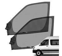 2Pack Magnetic Bug Screen for VW Transporter T5 T6, Front Door Bug Screens Car Side Window Sun Shade Mosquito Net Solar/UV Protection