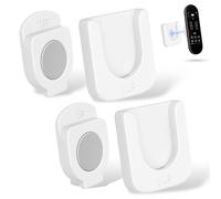 2Pack Magnetic Remote Control Holder Wall Mount, Strong Adhesive Remote Control Wall Holder Organiser, Universal Magnetic Remote Holder for TV Air Conditioner Fan Router Charger and Accessories