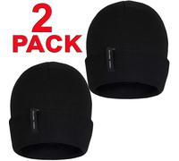 2Pack Men Knitted Hat Woolly Ultimate Heat Women Thermal Insulated Cap
