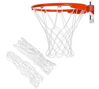 2Pack Mini Basketball Net Replacement, 8 Loops, Heavy-Duty Nylon Little Small Basketball Net for Indoor Door Room Walls 8"-10.25" Hoop
