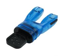 2Pack Moldable Mouthpiece for Scuba Diving Regulators with Silicone and Dual Leak Prevention Features for Enhanced Performance (Blue)