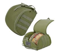 2Pack Outdoor Sports Airsoft Gear Molle Assault Combat Backpack Tactical Vest Accessory Camouflage Pack Kit Helmet Bag Cover(G)