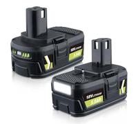 2Pack P108 5.5Ah Remplacement for Ryobi 18V Battery Compatible with Ryobi Battery 18V Cordless Tool RB18L50 RB18L40 RB18L25