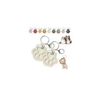 2PACK Pet Memorial Gifts for Cat Dog,Dog Hair Collector Keychain,Cute Paw Shaped Pet Memorial Keepsake Keychain