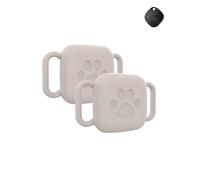 2pack Protective Case for ATUVOS Tags Anti-Loss Tracker Silicone Keychain- Durable and Stylish Cover,Waterproof,Anti-fall,Dogs,Cats Locator Case,Starburst