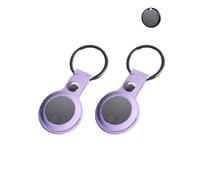 2pack Protective Case for Motorola Moto Tracker tag Anti-Loss Tracker Keychain- Durable and Stylish Cover,Waterproof,Anti-fall,Dogs,Cats Locator Case,Light Purple