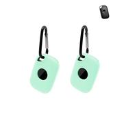 2pack Protective Case For Tile Life 360 Pro 2024 Anti-Loss Tracker Silicone Keychain- Durable and Stylish Cover,Waterproof,Anti-fall,Mintgreen