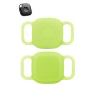 2pack,Protective Case for Tile Mate 2024/2022 Tag Anti-Loss Tracker Silicone Durable and LightWeight Cover,Waterproof,Anti-fall,Dogs,Cats Locator Case, Grass Green
