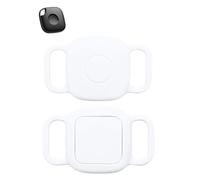 2pack,Protective Case for Tile Mate 2024/2022 Tag Anti-Loss Tracker Silicone Durable and LightWeight Cover,Waterproof,Anti-fall,Dogs,Cats Locator Case, White