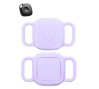 2pack,Protective Case for Tile Mate 2024/2022 Tag Anti-Loss Tracker Silicone Durable and LightWeight Cover,Waterproof,Anti-fall,Dogs,Cats Locator Case, Purple