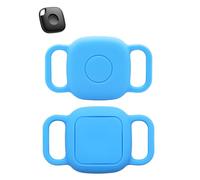 2pack,Protective Case for Tile Mate 2024/2022 Tag Anti-Loss Tracker Silicone Durable and LightWeight Cover,Waterproof,Anti-fall,Dogs,Cats Locator Case, Sky Blue