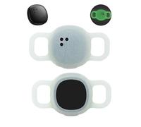 2pack Protective Case for Tile sticker 2024 Tags Anti-Loss Tracker Silicone Durable and Stylish Cover,Waterproof,Anti-fall,Dogs,Cats Locator Case, Luminous Green