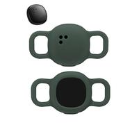 2pack Protective Case for Tile sticker 2024 Tags Anti-Loss Tracker Silicone Durable and Stylish Cover,Waterproof,Anti-fall,Dogs,Cats Locator Case, Ink Green