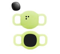 2pack Protective Case for Tile sticker 2024 Tags Anti-Loss Tracker Silicone Durable and Stylish Cover,Waterproof,Anti-fall,Dogs,Cats Locator Case, Grass Green