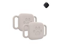 2pack Protective Case for Yipoyilo Tags Anti-Loss Tracker Silicone Keychain- Durable and Stylish Cover,Waterproof,Anti-fall,Dogs,Cats Locator Case,Starburst