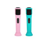 2pack,Protective Silicone Cover for JBL PartyBox Wireless Mic - Shockproof, Dustproof, and Waterproof for Worry-Free Use Anywhere,Pink&Green