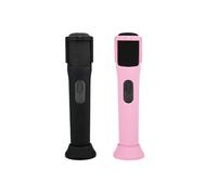 2pack,Protective Silicone Cover for JBL PartyBox Wireless Mic - Shockproof, Dustproof, and Waterproof for Worry-Free Use Anywhere,Black&Pink