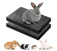 2Pack Rabbit Scratching Foot Pads,Bunny Grinding Claw Pad，Small Animals Lava Grinding Teeth Stone，Rabbit Toys for Bunnies Boredom，Rabbit Nail Scratcher for Chinchilla Ferret Guinea Pig Rat Gerbil