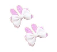 2pack Rabbits Shape Hair Barrettes Luxurious Children Hairpin Cartoon Hair Clip For Girls School Event And Celebrations