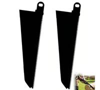 2Pack Reciprocating Saw Blades Compatible with Black and Decker Piranha Scorpion, SSB229CT Replacement Saw Blades for Wood Plastic Cutting, Carbon Steel Reciprocating Blades Set, Durable Cutting Tool