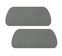 2Pack Refrigerator Water Dispenser Drip Catcher Mats, Diatomaceous Fridge Drip Tray Absorbs Spills, Water Absorbent Fridge Mat for Spill Control, Cut-to-Fit(Grey)