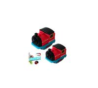 2Pack Replacement Electric Train Cars,USB Rechargeable Add-On for Electric Train Set Tracks, Cannot Operate Alone, Tracks & Cable Not Included, ElectricTrains Cars Gift1