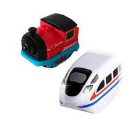 2PACK Replacement Electric Train Cars,USB Rechargeable Add-On for Kids Electric Train Set Tracks,Compatible with KlickRail ElectricTrain Set,Cannot Operate Alone,for Use with Tracks Only
