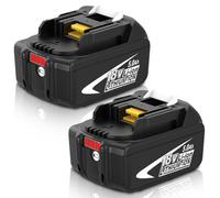 2Pack Replacement for 18V Batteries 5.0Ah BL1850 BL1840B BL1860B BL1830B BL1820B BL1860 BL1840 BL1830 BL1820 with Charge Indicator Cordless Power Tools