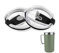 2Pack Replacement Lids Compatible with Stanley 24oz 12oz Camp Mug, Spill Proof Insulated Cup Lid for Stainless Steel Coffee Mug（Cups NOT Included）