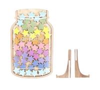2Pack Reward Jar - Wood Acrylic Star Trophy Jars For Children's Good Behavior | Star Jar Award System For Home School Classroom Positive Reinforcement Tool For Kids
