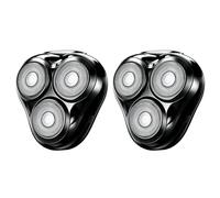 2PACK Rotary Replacement Shaver Head,Compatible with Remington Shaver | Series,for R3,R4,R5,R6,R7,R8,SP-3141 and SP-5161 Foils/Blades （Black）