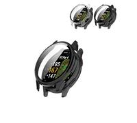 2pack,Screen Protector Case for Garmin Approach S50 - Integrated Design for Ultimate Smartwatch Protection,Open,Black