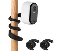 2Pack Security Camera Mount Compatible with Arlo Essential 2K Outdoor/Indoor/Spotlight, Arlo Pro/Pro2/Pro3/Pro4/Pro5S, Flexible Twist Mount for Arlo Cameras Without Wall Damage