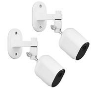 2Pack Security Wall Mount for Arlo Pro/Pro2/Pro3/Pro4/Ultra/Ultra2/Essential Spotlight Camera, Adjustable Indoor/Outdoor Mounting Bracket for Your Surveillance Camera (White)