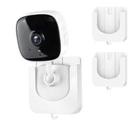 2Pack Self-Adhesive Wall Mount Holder Fits for Tapo Indoor Security Camera C100/C101/C110/C111/Kasa Smart Security Camera EC60/KC400/KC100/KC105, No Drill Wall Mount Bracket Fits TP Link Camera
