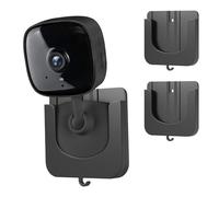 2Pack Self-Adhesive Wall Mount Holder Fits for Tapo Indoor Security Camera C100/C101/C110/C111/Kasa Smart Security Camera EC60/KC400/KC100/KC105, No Drill Wall Mount Bracket Fits TP Link Camera