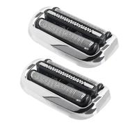 2Pack Series 7 Shaver Head 73S Replacement Shaver Head Compatible with Series 7 Men Shaver Replacement for Series 7 7020s, 7025s, 7085cc, 7027cs, 7071cc, 7075cc (73S Silver)
