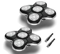 2Pack Shaver Replacement Head Compatible with Remington Balder Pro Head Shaver ModelSPR-XR7000,with 2 Sweeping Brush