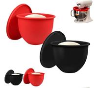 2Pack Silicone Bowl Liners for Kitchen Mixer 5 Qt, 2025 New Mixer Attachments and Accessories, Kitchen-Aid Silicone Bowl Liners for Stand Mixer, No Need for Replacement Bowls