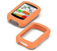 2Pack Silicone Case Compatible for Garmin Edge 540/840 Solar Bike Computer Cover GPS Cycling Computer Accessories Protective Silicone Skins Cover Protector Bumper(Orange)