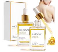2Pack Silk Body Oil,Perfume Oils for Women,Silk Body Oil After Shower,Face and Body Essence Oils,Moisturising Body Firming Oil with Vitamin E & Hyaluronic Acid,Moisturiser for Massage and Dry Skin