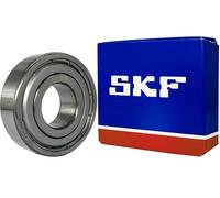 2PACK SKF 6203-2Z Double Metal Seal Bearings 17X40X12MM Pressed Steel Cage Deep Groove Ball Bearings