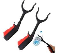 2Pack Small Reacher Grabber Tools 30cm,Lightweight Handy Trash Claw Grabber Portable Mobility Aid Reaching Assist Tool for Litter Trash Pick Up