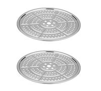 2Pack Stainless Steel Canner Rack, 14-Inch Pressure Canning Rack Durable Canning Racks Round Canner Rack Steaming Tray for Pressure Canner Cooking Toast Baking