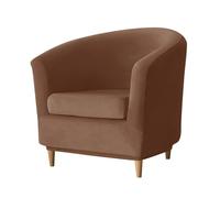 2Pack Stretch Velvet Armchair Covers for Tullsta Dark Brown Sofa Slipcovers Stylish and Durable Armchair Protectors Perfect for Cocktail Chairs and Furniture Decor