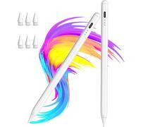【2Pack】 Stylus Pen for Apple iPad 2018-2025 A16 11/10/9/8/7/6,iPad mini A17 Pro/6/5,iPad Air M3/M2 11"/13"/5/4/3,iPad Pro M4 13"/12.9"/11" USB-C Fast Charging Pencil,Pixel-Perfect Tilt Sensitivity