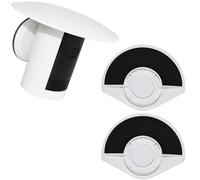 2Pack Sun Rain Shade Camera Cover Compatible with Ring Outdoor Cam Plus,Outdoor Camera Cover Shield,UV and Rain Resistant Shade,Anti Glare,Easy to Install（White）